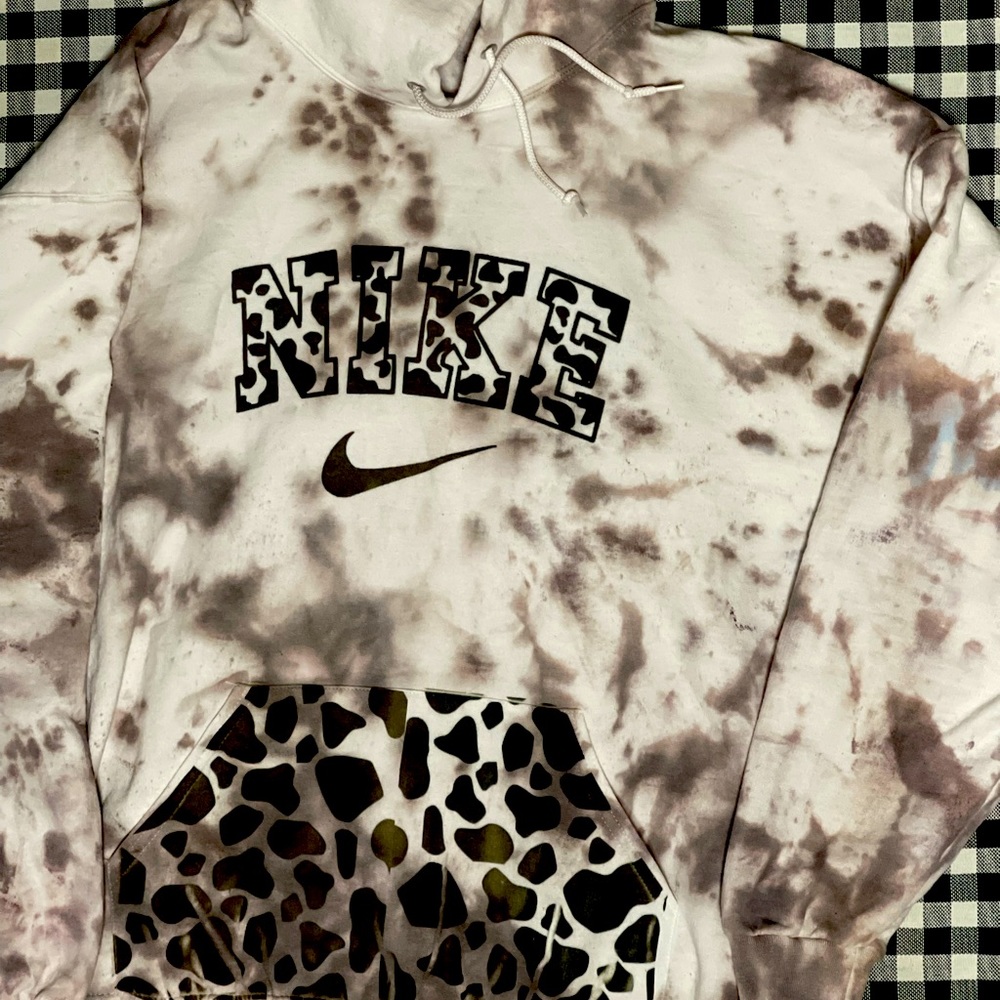 Nike cowhide hoodie